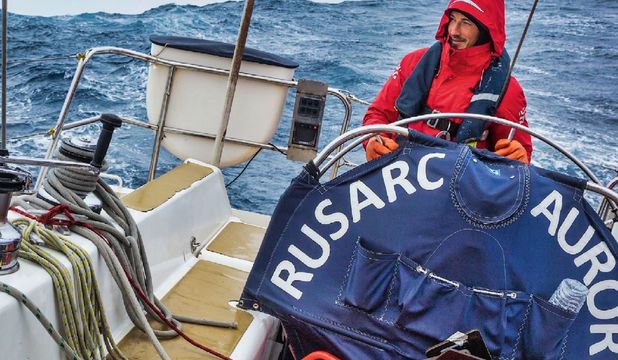 AURORA SAILING IN ANTARCTICA