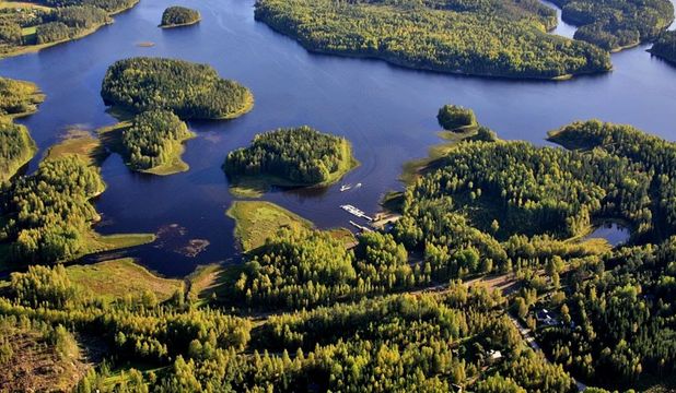 Mile building: Saimaa lakes