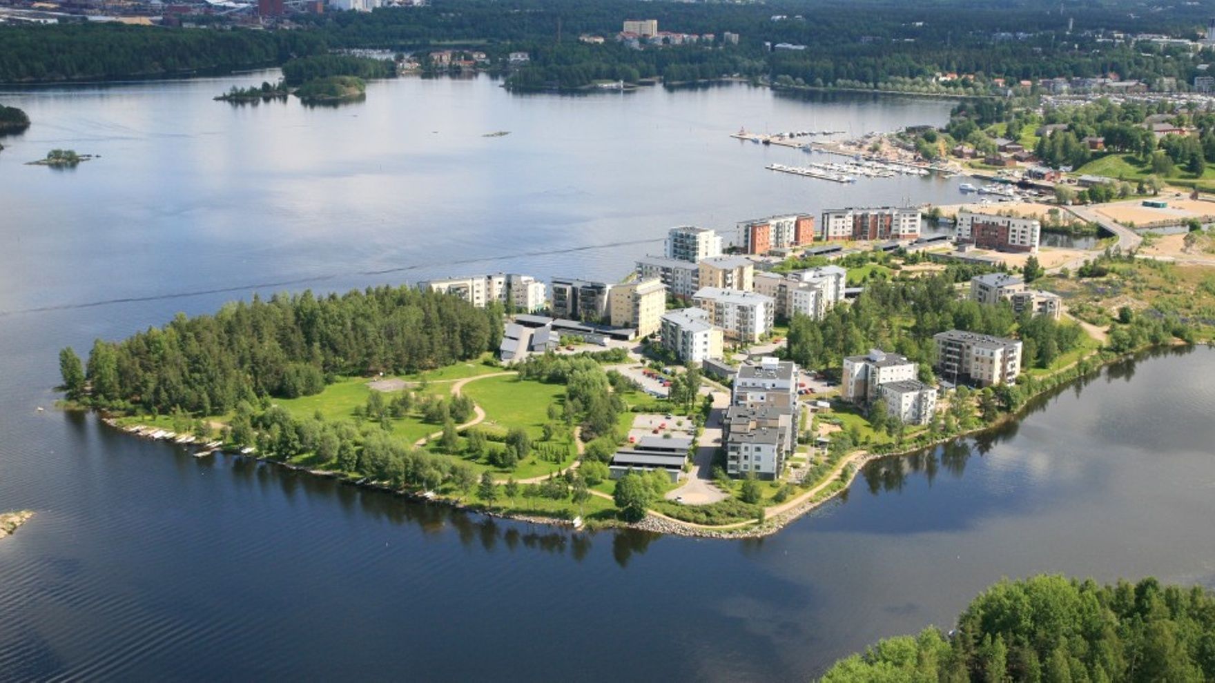 Mile building: Saimaa lakes