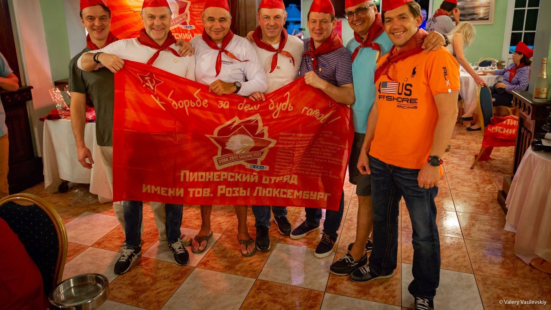 The sailing festival of “pioneers” in Cuba