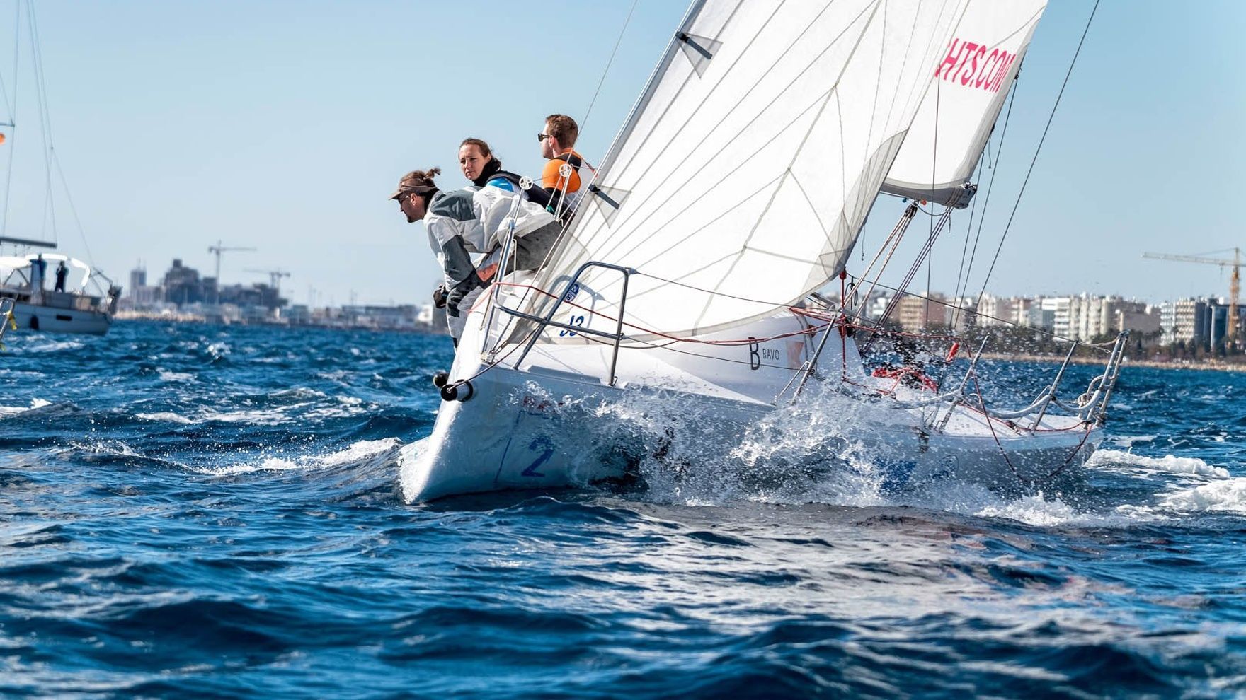 Tacking practice on FarEast 28R