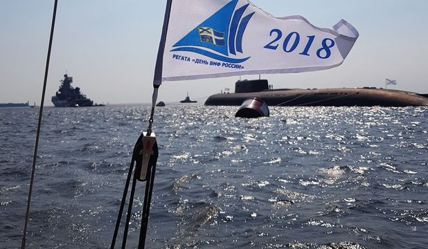 Регата в акватории Финского залива