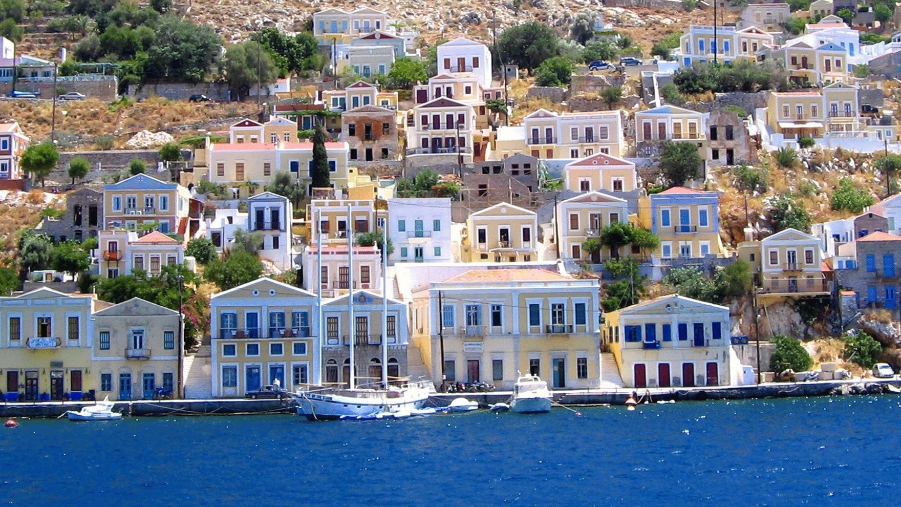 Spring sailing flotilla. Greece. The Dodecanese.