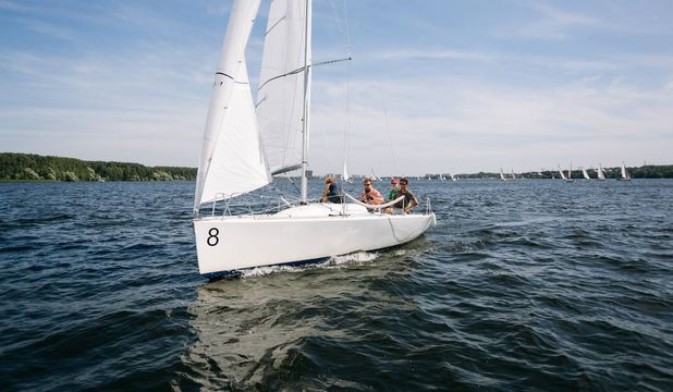 Парусные тренировки на Азовском море