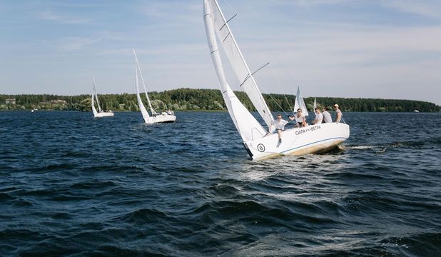 Парусные тренировки на Азовском море