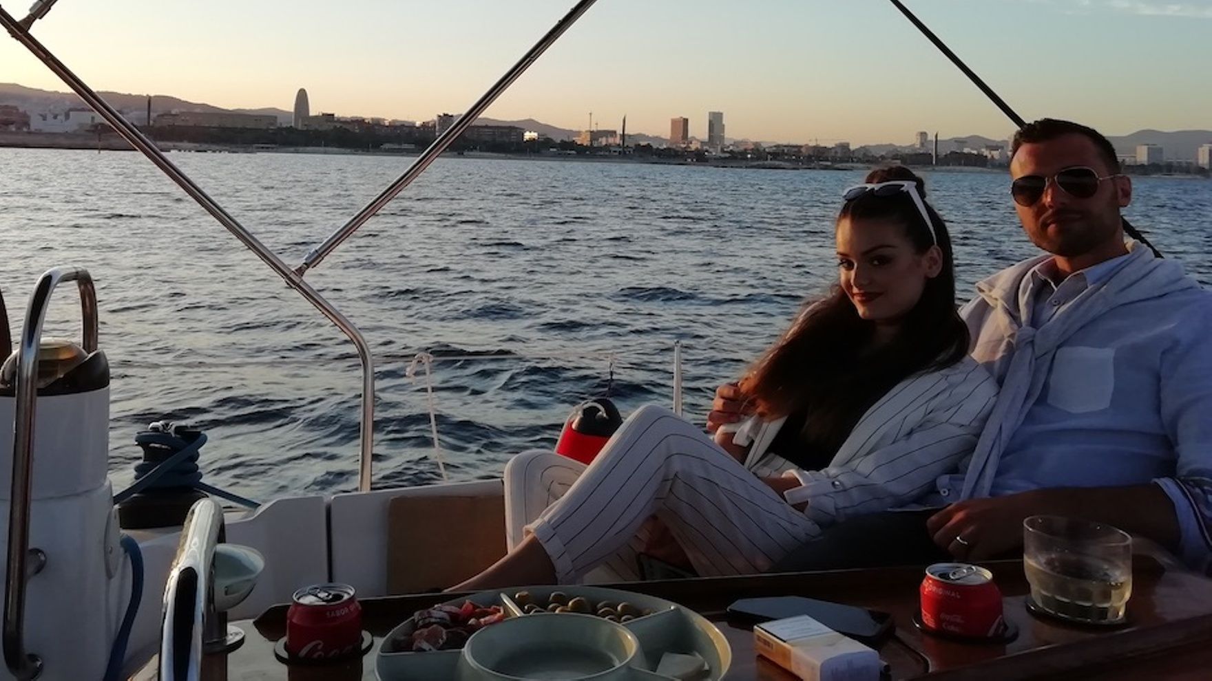 Day sailing in Barcelona